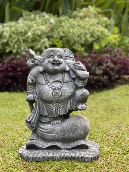Artikelbild 5 des Artikels “Wang - Chinesischer Buddha, stehend,  40cm H | Steinguss “